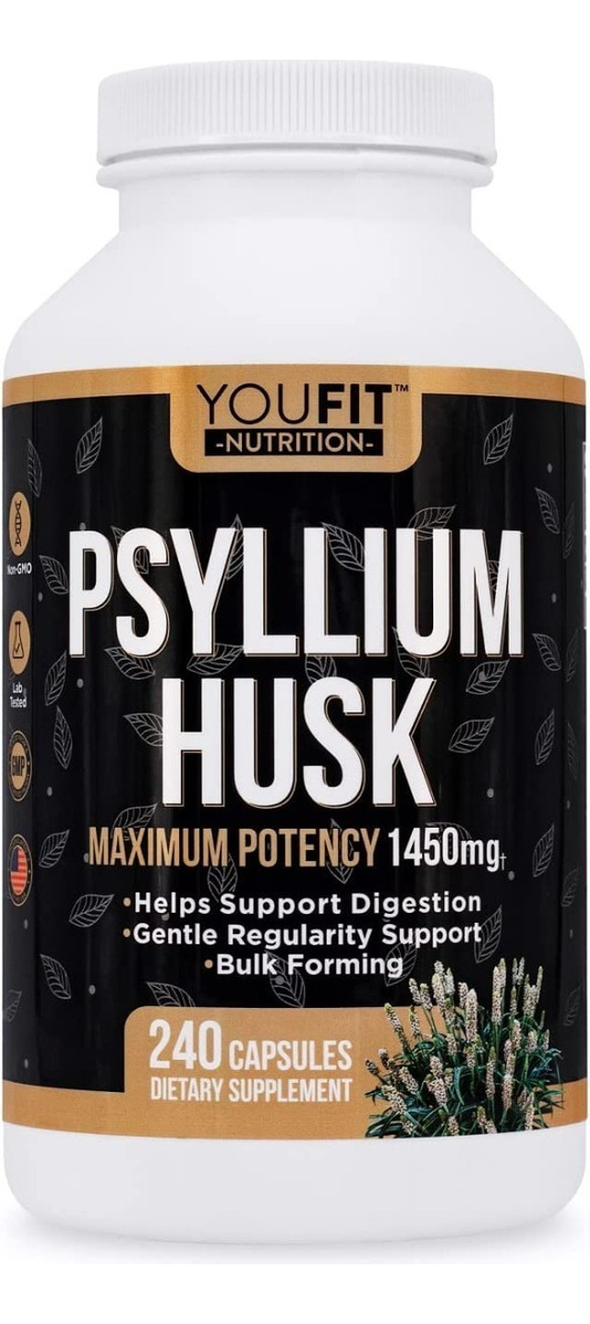 Salud y Equipamiento Médico - Psyllium 240 Cap Youfit Nutrition 0
