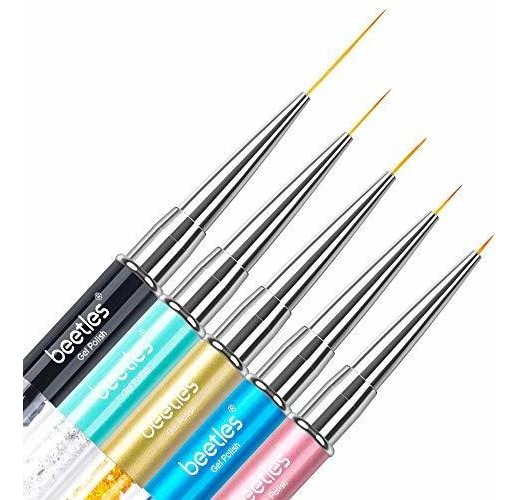 Salud y Equipamiento Médico - Juego De 5 Pinceles Para Decoracion De Uñas