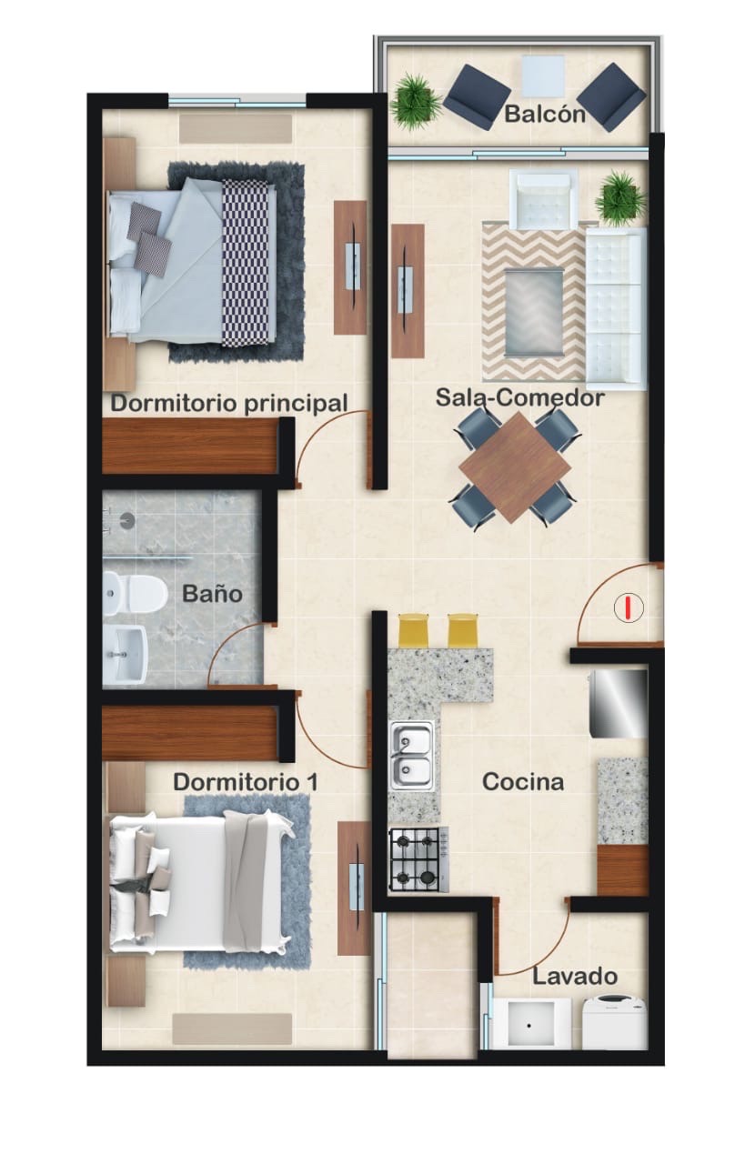 apartamentos - venta de apartamento en bella vista Distrito nacional Santo Domingo  2