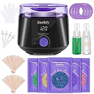 salud y belleza - Kit de depilacion bestidy Horno de Cera + 4 fundas de cera. Calentador depilar 1