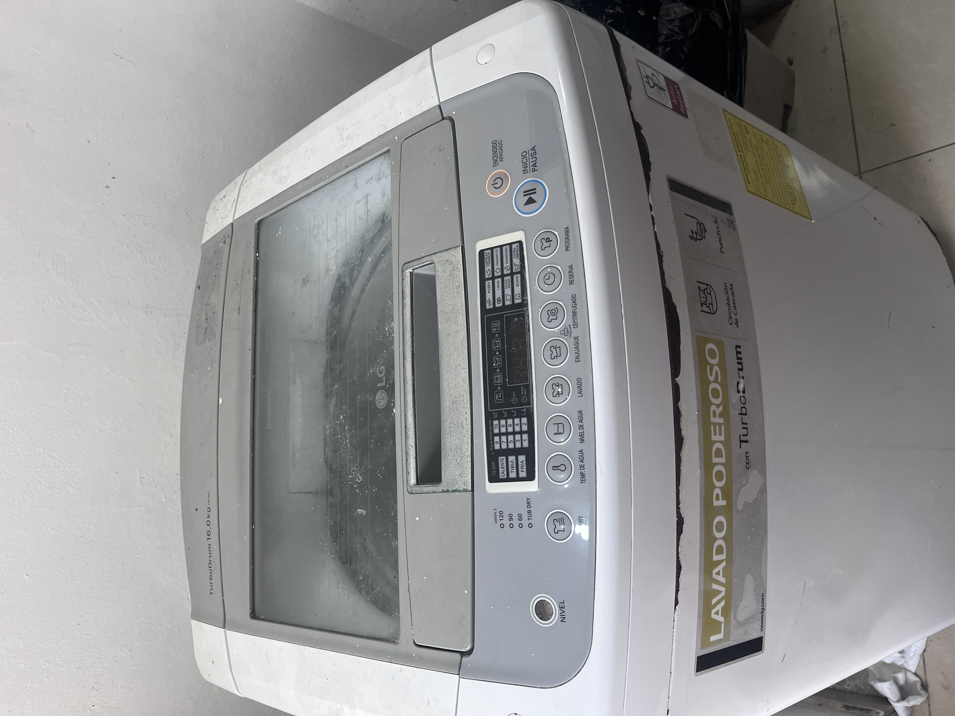 electrodomesticos - Vendo Lavadora LG eléctrica, 35 libras 