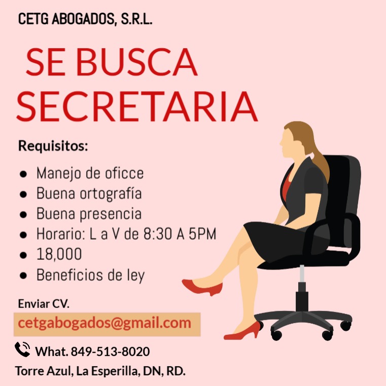 empleos disponibles - Empleo para secretaria 0