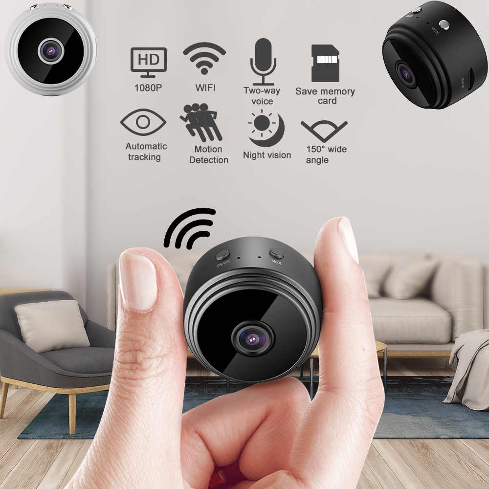 camaras y audio - A9 Wifi Mini Cámara IP Visión Nocturna Micro graba voz hd inalambrica pequeña 2