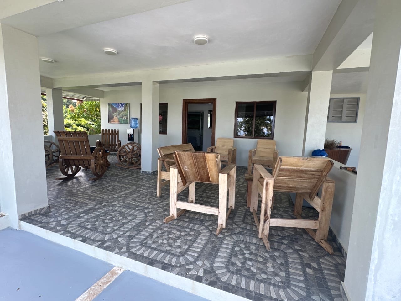 casas - casa vacacional de dos niveles en amplio terreno en Cabrera nagua vista al mar 8