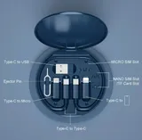 accesorios para electronica - Cargador USB Type-C 5 en 1: Versatilidad 2