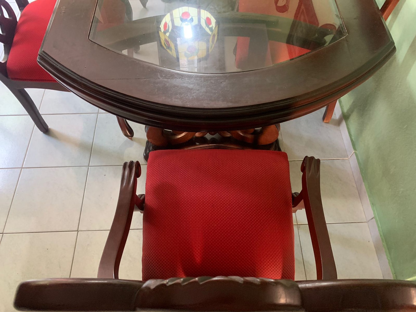 muebles y colchones - Comedor en Caoba de Seis Sillas  6