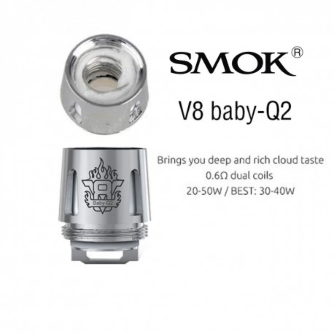 hobby y coleccion - Resistencia Vape V8 Baby Q2 0.6 Repuestos Reemplazo Bobina 2
