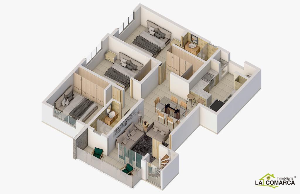 apartamentos - Proyecto en plano, Santiago de los caballeros 6