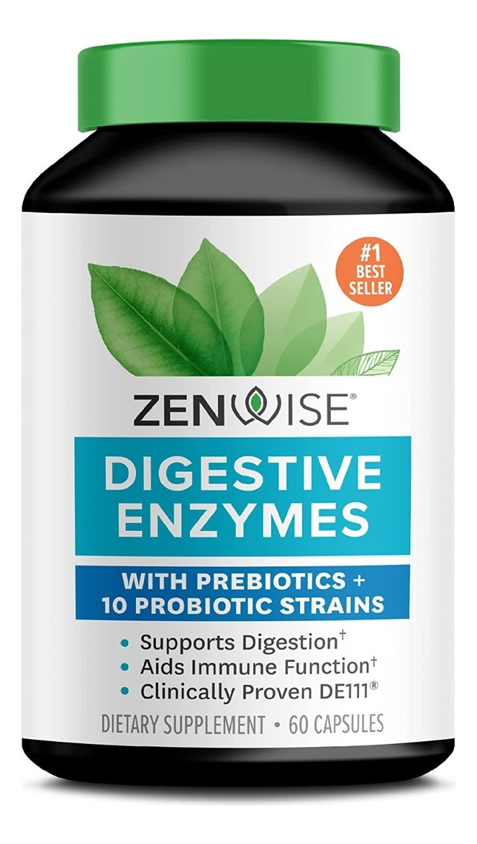 Salud y Equipamiento Médico - Enzimas Digestiva 60 capsulas Zenwise