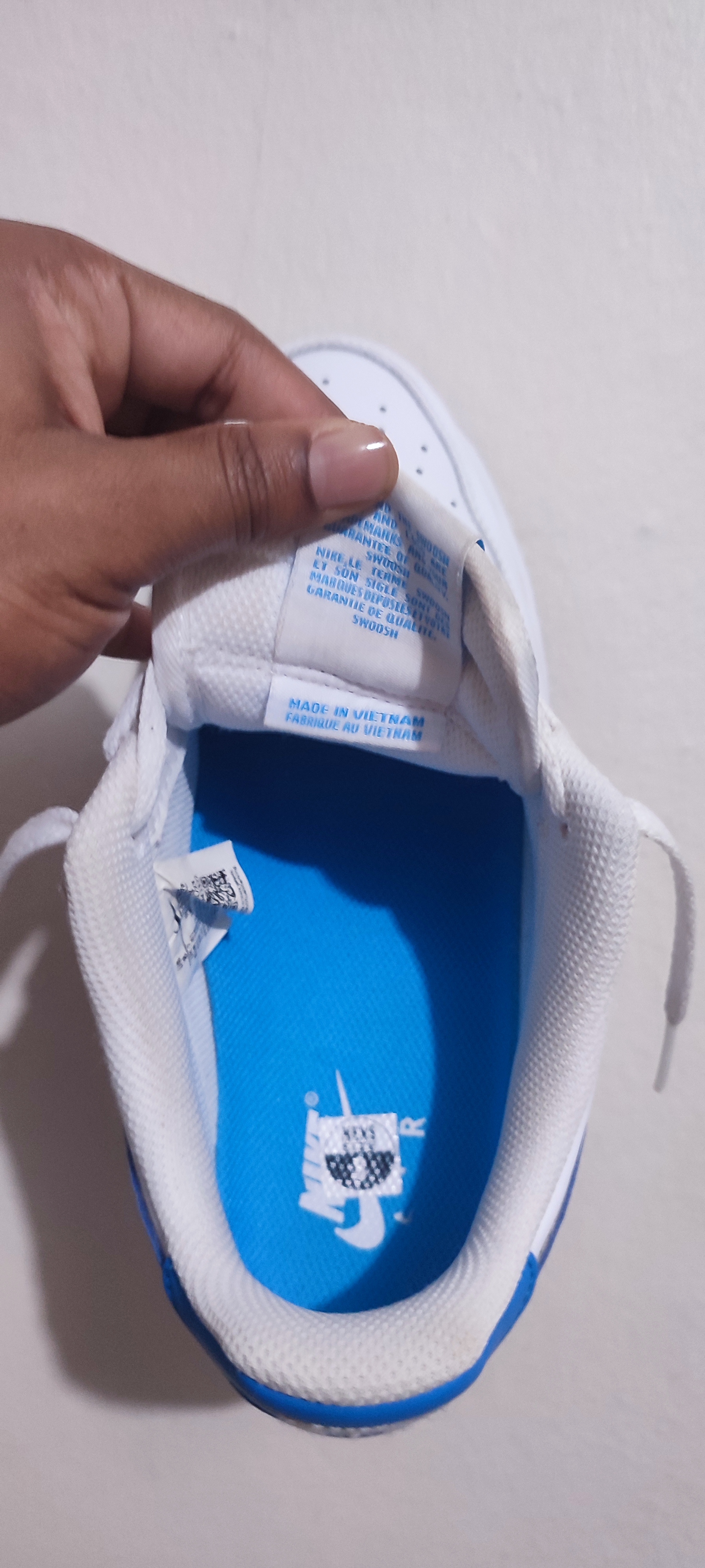 zapatos para hombre - Nike air force one white photo blue 2