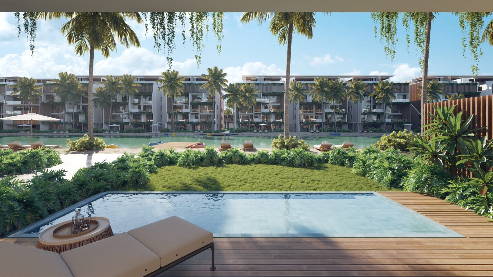 apartamentos - Apartamentos con Playa Artificial en Punta Cana  0