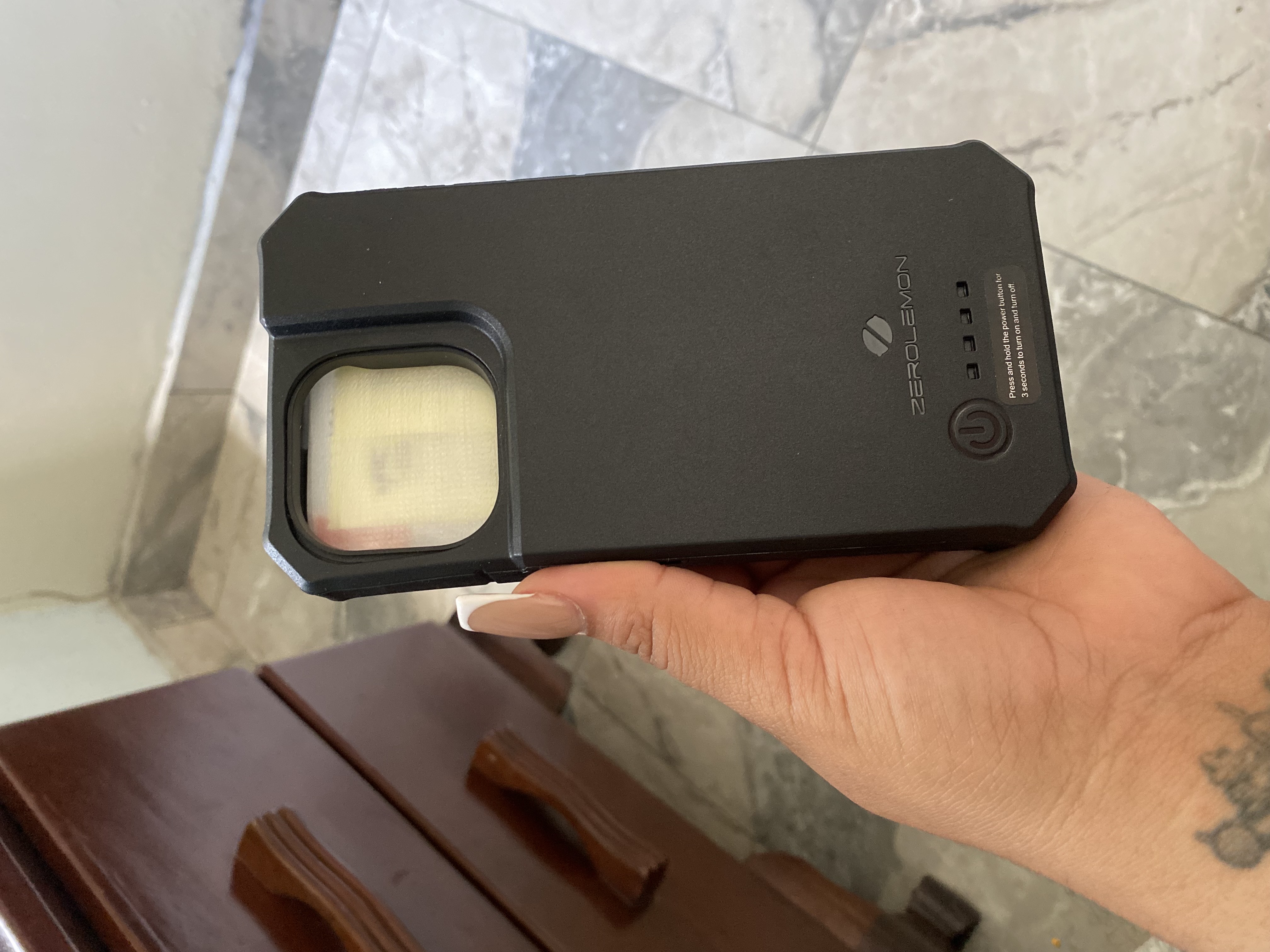 celulares y tabletas - Cover cargador de súper potencia iPhone 15  1