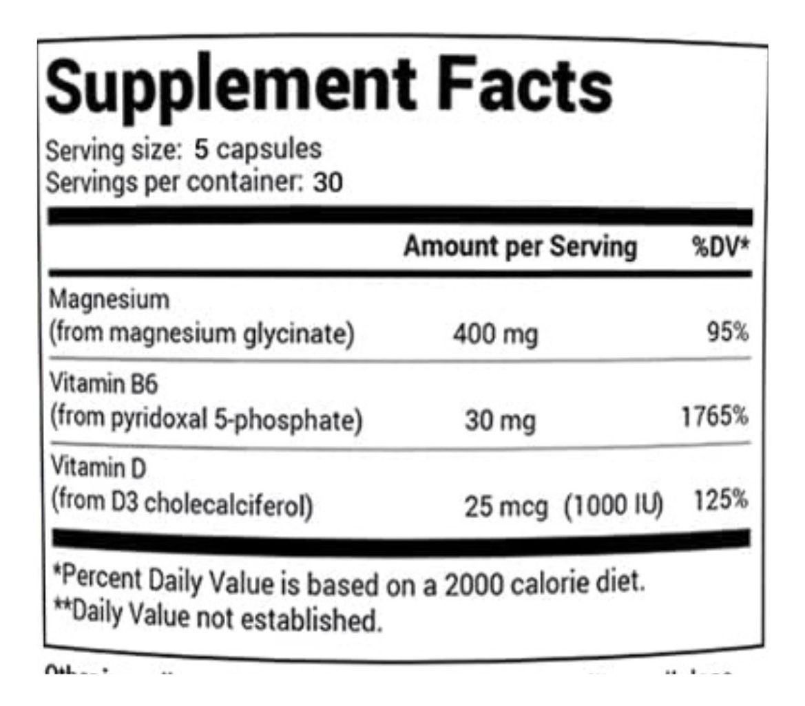 Salud y Equipamiento Médico - Magnesium Glycinate 150 Capsulas 1