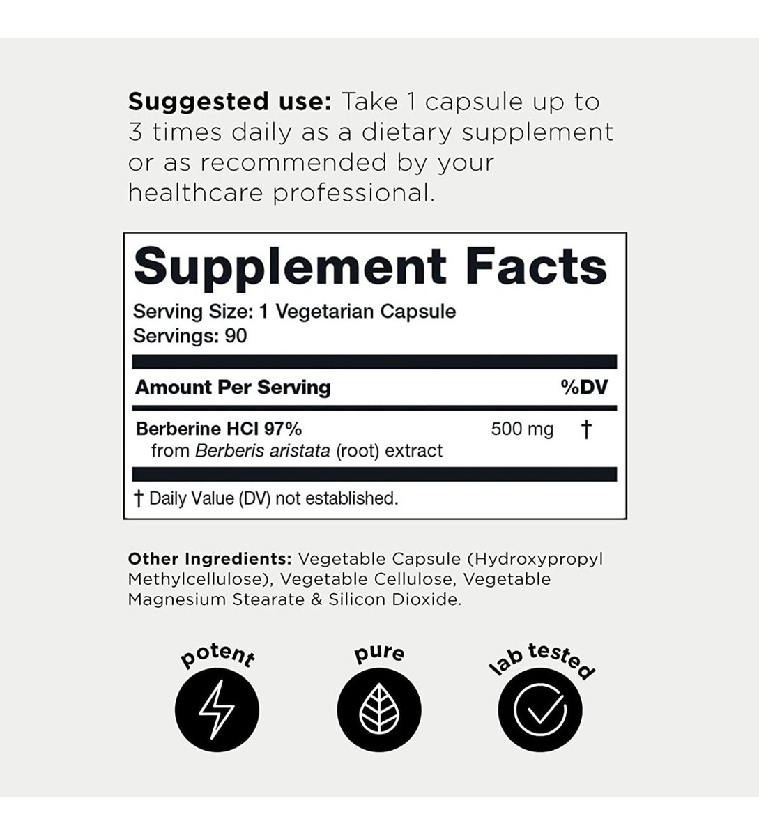 Salud y Equipamiento Médico - Berberina Hcl Ultra Alta Resistencia Del Himalaya 97% 90 Cap 1