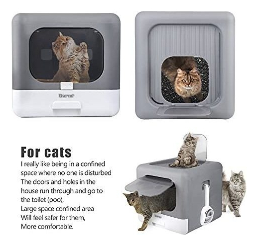 Salud y Equipamiento Médico - Caja De Arena Para Gatos Barmi Caja De Arena 1