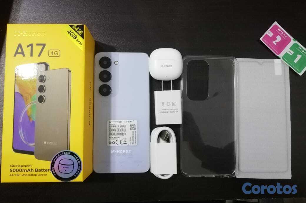 celulares y tabletas - TELEFONO M HORSE A17 64 + 4GB Rápido y Elegante 4