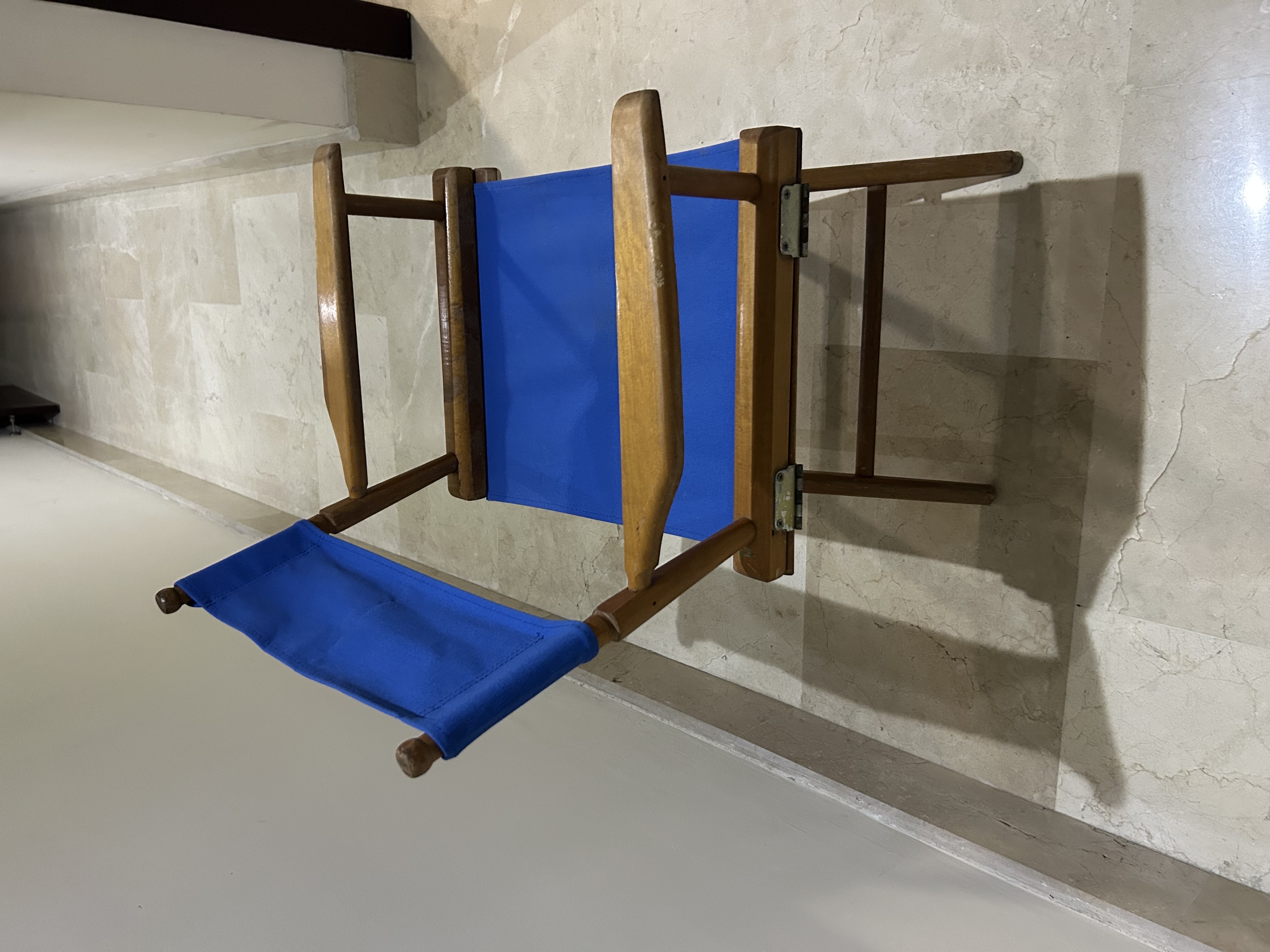 muebles y colchones - Sillas Plegables de madera con descasa brazos  1