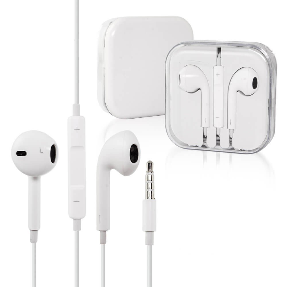 camaras y audio - Audifonos blancos conector Jack 3.5