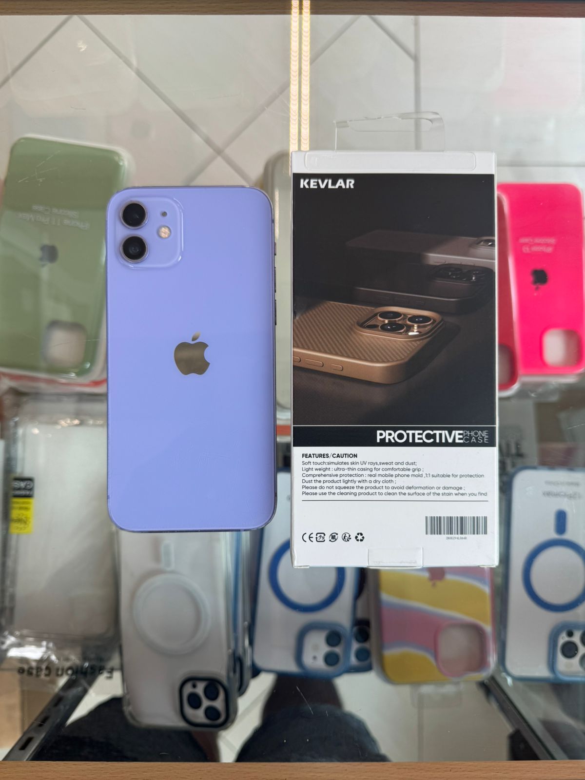 celulares y tabletas - iphone 12 morado 128 GB Desbloqueado NO FACE ID.** 1