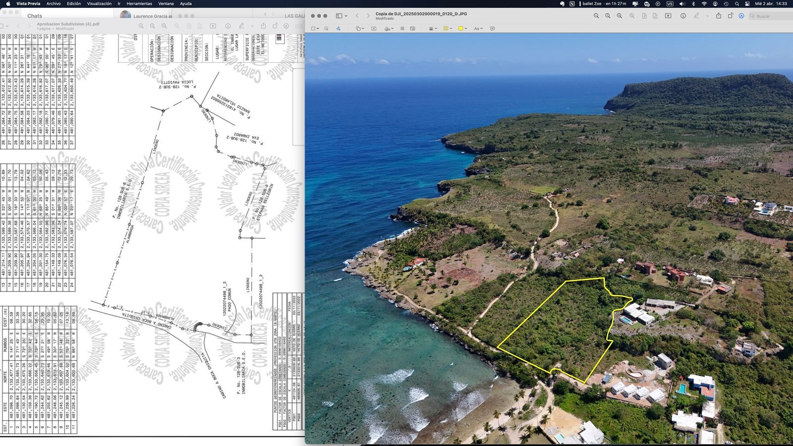 solares y terrenos - Terreno en Las Galeras fronte mar 1