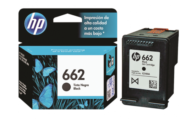 impresoras y scanners - Cartuchos De Tinta 662 Hp Color Y Negro 1