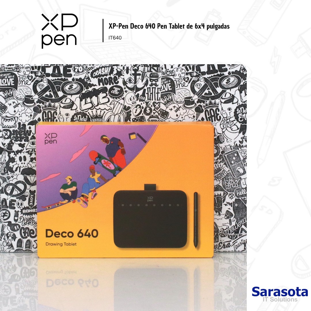 accesorios para electronica -  XP-Pen Deco 640 Pen Tablet de 6x4 pulgadas IT640 0