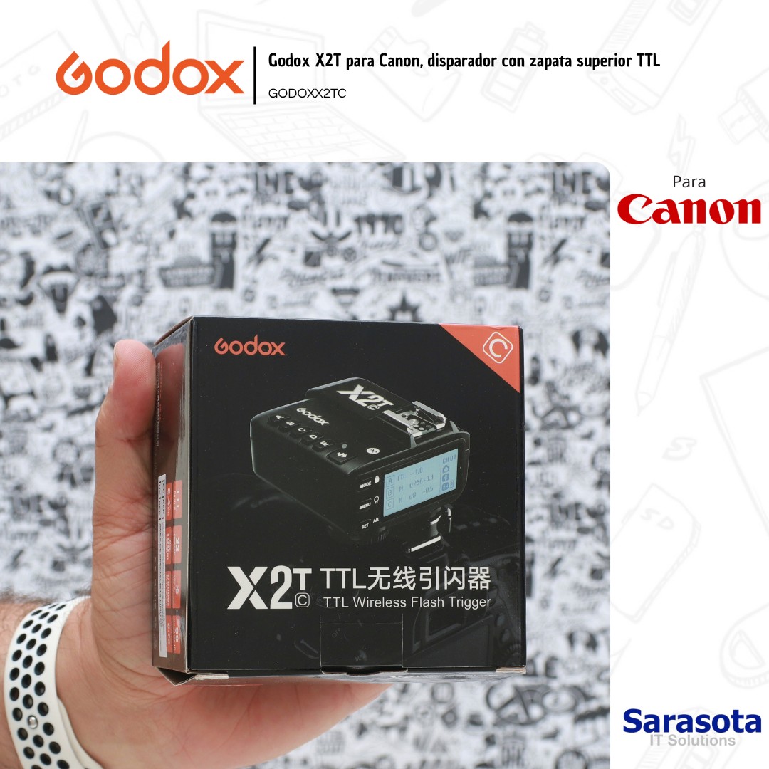 accesorios para electronica - Disparador Godox X2T para Canon Garantía 1 año  0