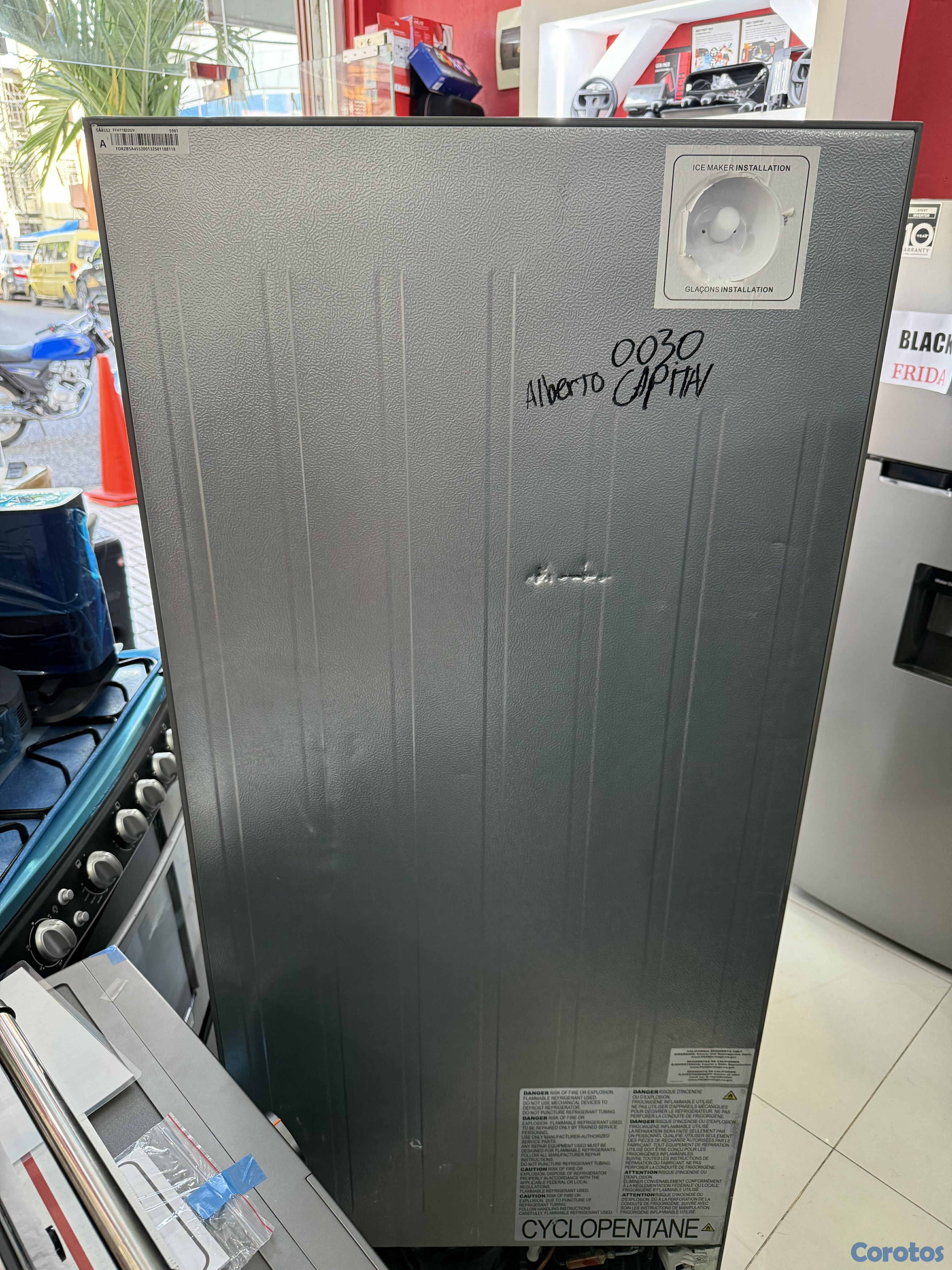 electrodomesticos - Nevera Frigidaire Gris Nueva 4