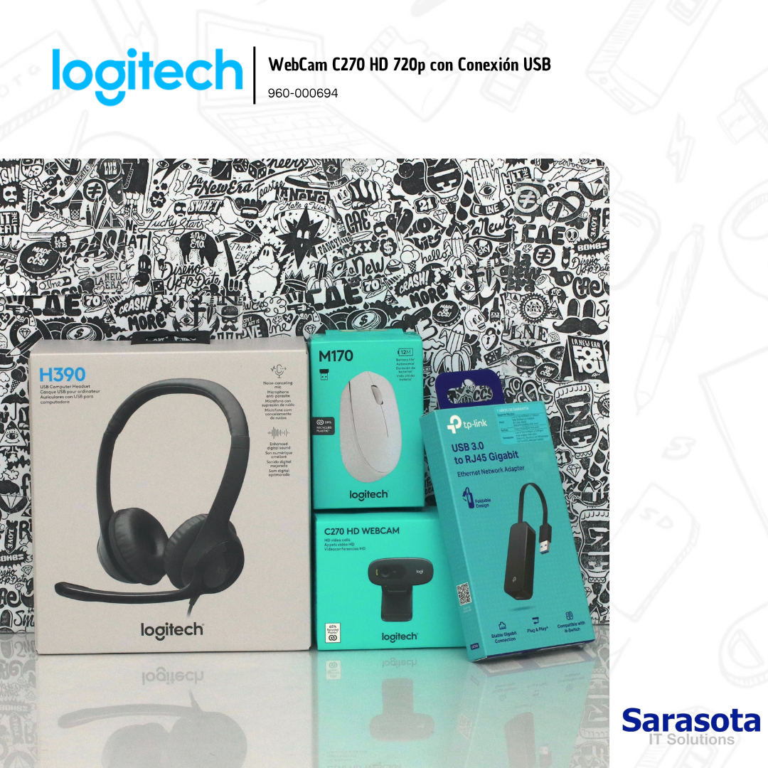 camaras y audio - Combo Call Center Logitech h390, M170, C270 tplink 0