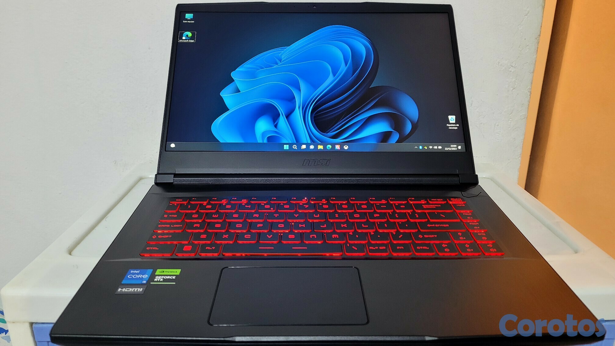 computadoras y laptops - Msi Gamer 15 Pulg Core i5 11th Gen Ram 16gb ddr4 Nvidea RTX DDR6 3050 4GB DEDICA 1