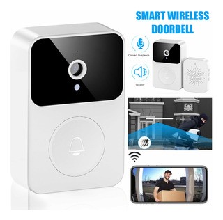 camaras y audio - Timbre inteligente con cámara wifi para puertas recargable 5
