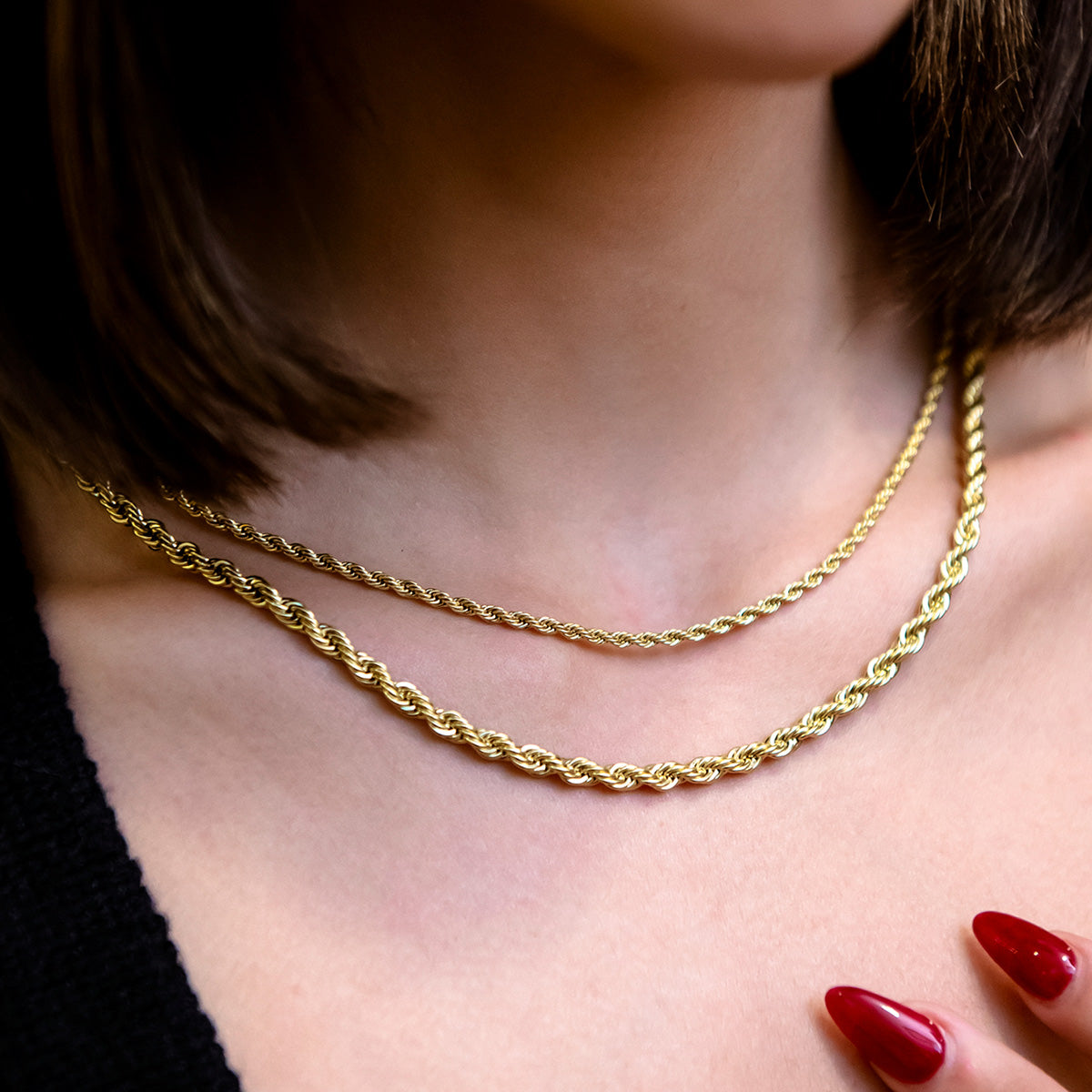joyas, relojes y accesorios - COLLAR PARA DAMAS CHAPADO EN ORO AMARILLO 2