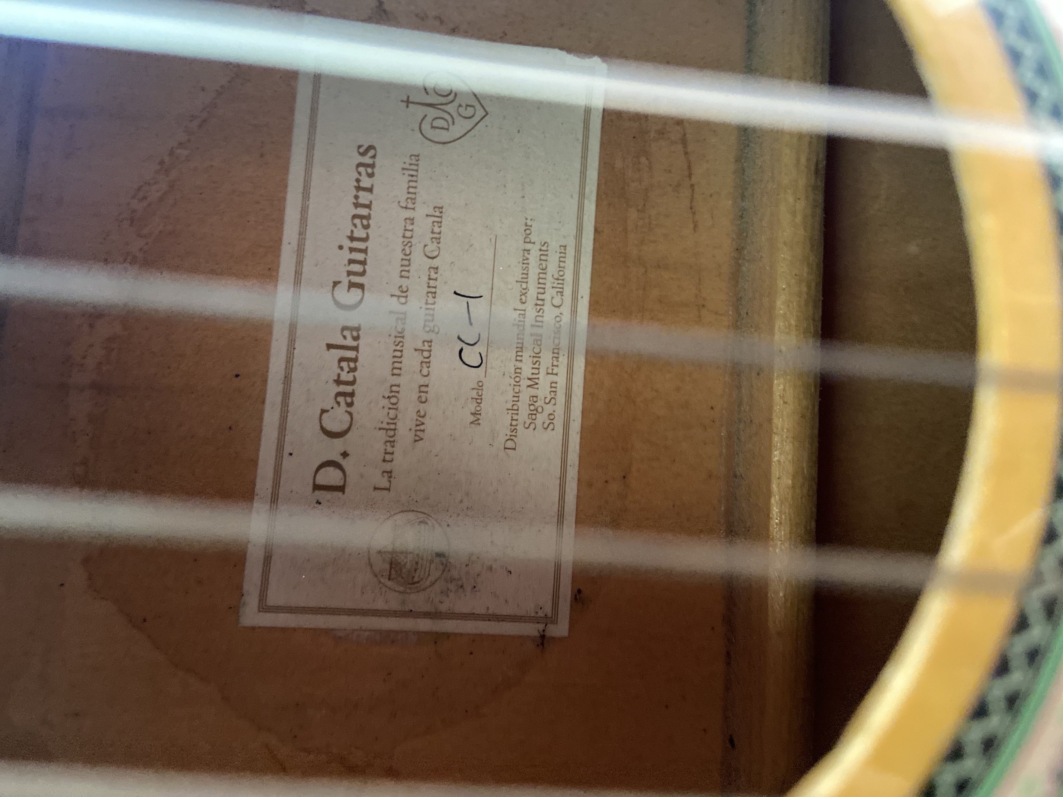 instrumentos musicales - Guitarra Clásica D. Catala CC-1 – Excelente Estado 6