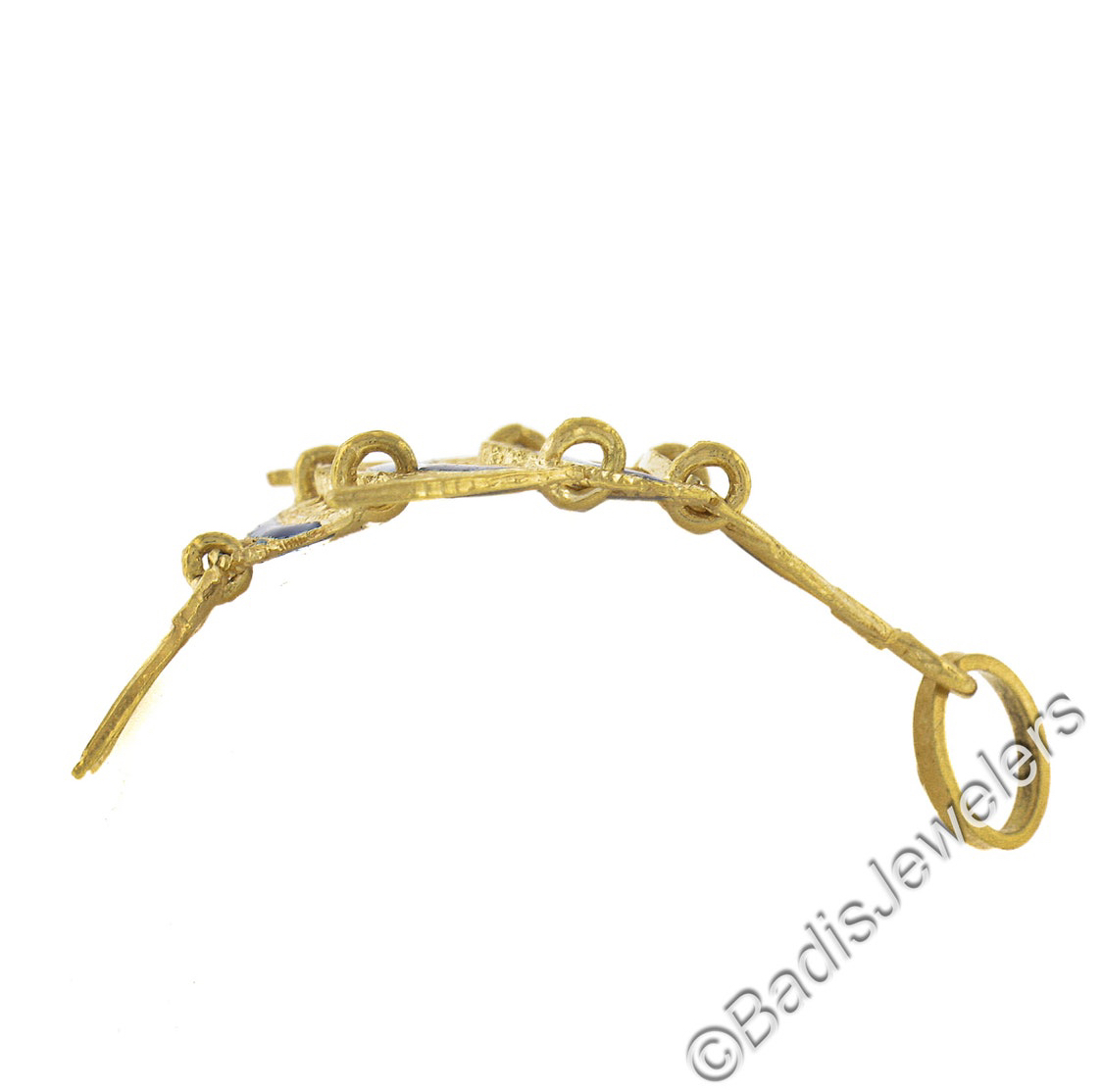 joyas, relojes y accesorios - Colgante vintage de pez en oro amarillo de 18 quil 1
