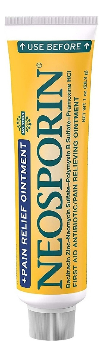 Salud y Equipamiento Médico - Crema Unguento Neosporin + Pain Relief  1 Oz 2