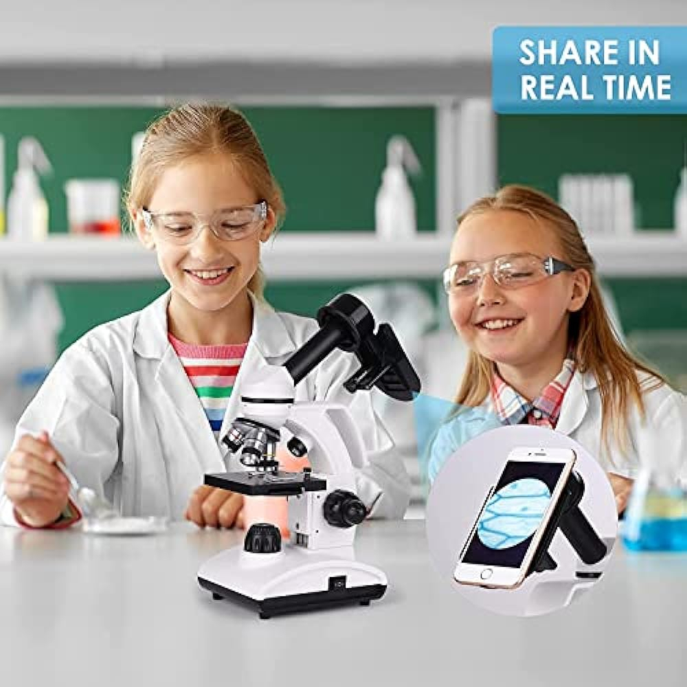 Salud y Equipamiento Médico - Microscopios 40x-1000x Para Estudiantes, Niños Y Adultos, Mi 2