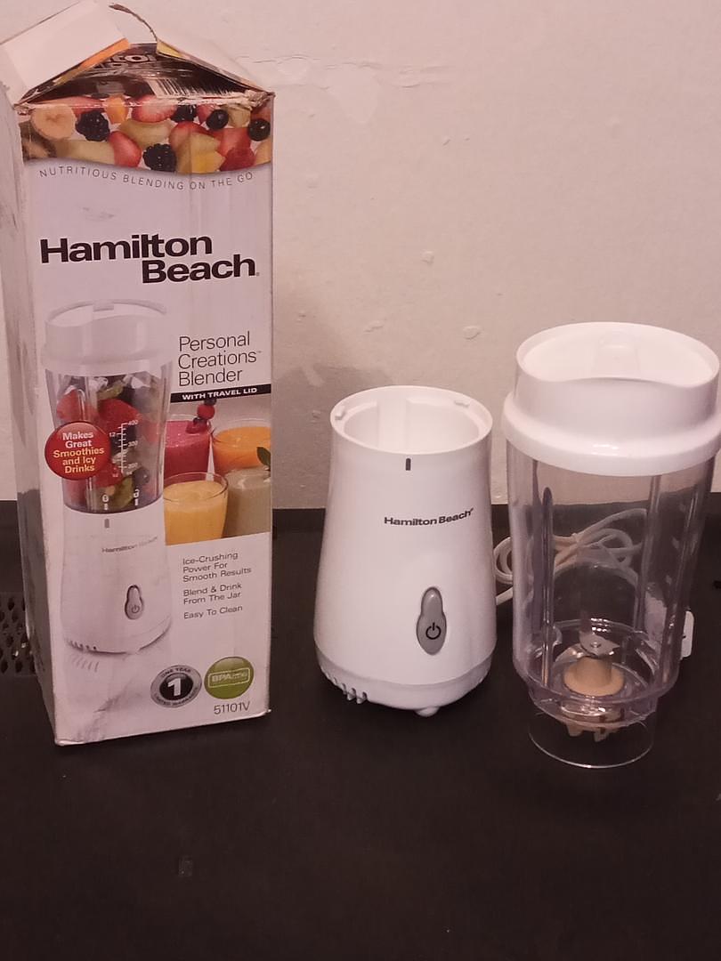 electrodomesticos - Licuadora personal Hamilton Beach nueva blanca 1
