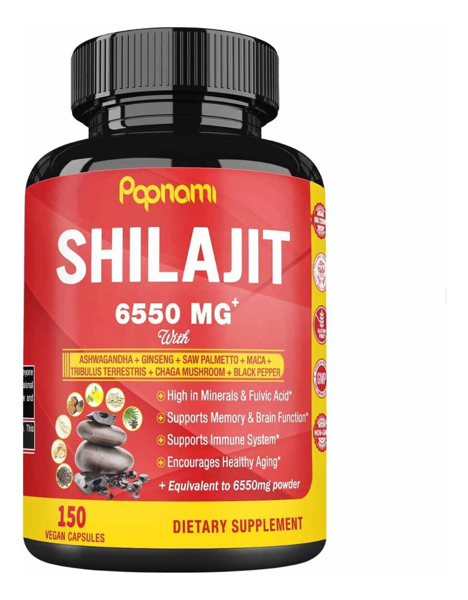 Salud y Equipamiento Médico - Shilajit 6550 Mg 150cap Papnami - - Unidad A $1439