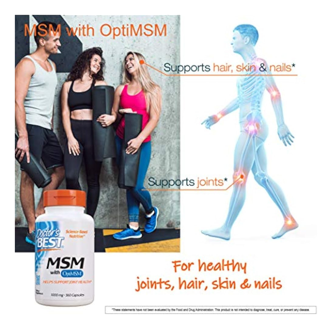 Salud y Equipamiento Médico - Mejor Msm (1000mg), 1, 1 2