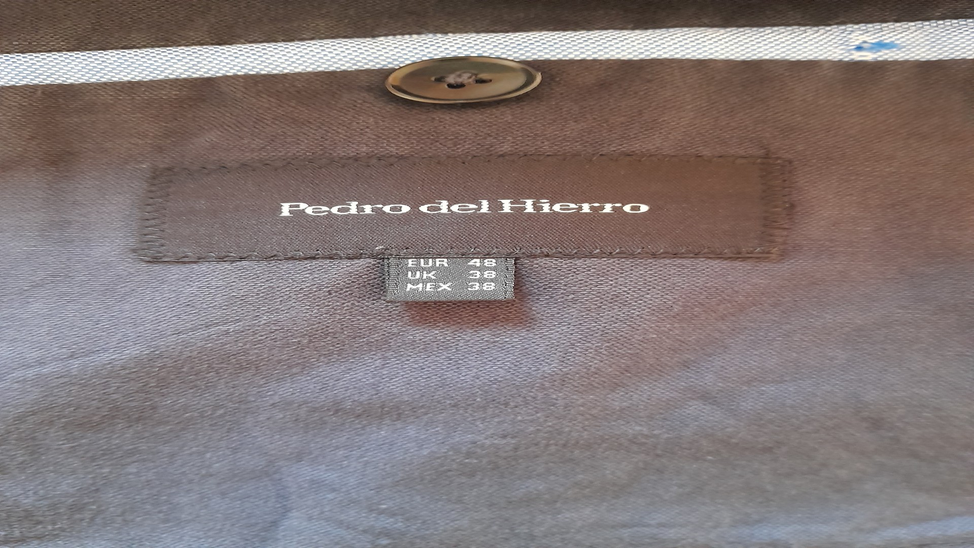 ropa para hombre - Jaqueta/Saco Azul - Talla 48 EUR/38 US
Marca Pedro del Hierro 2