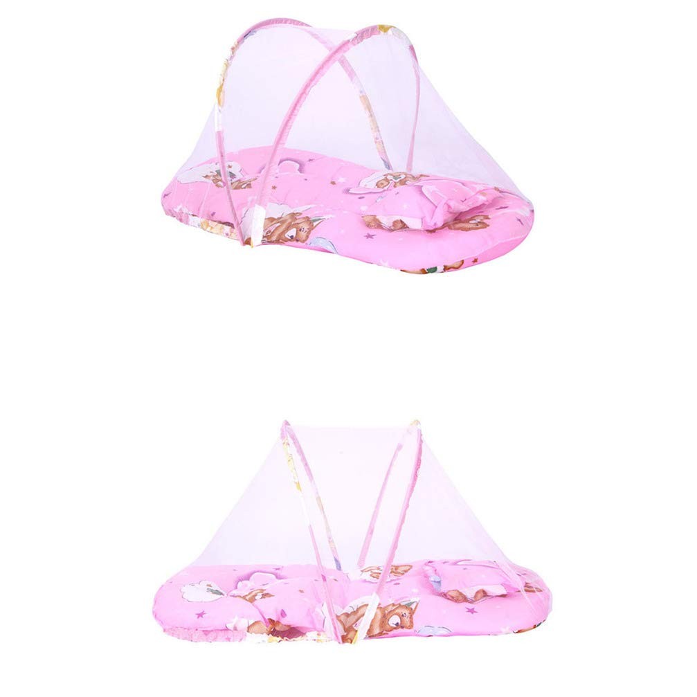 accesorios - Cuna de viaje para bebé, portátil, plegable, con mosquitera de verano.  4