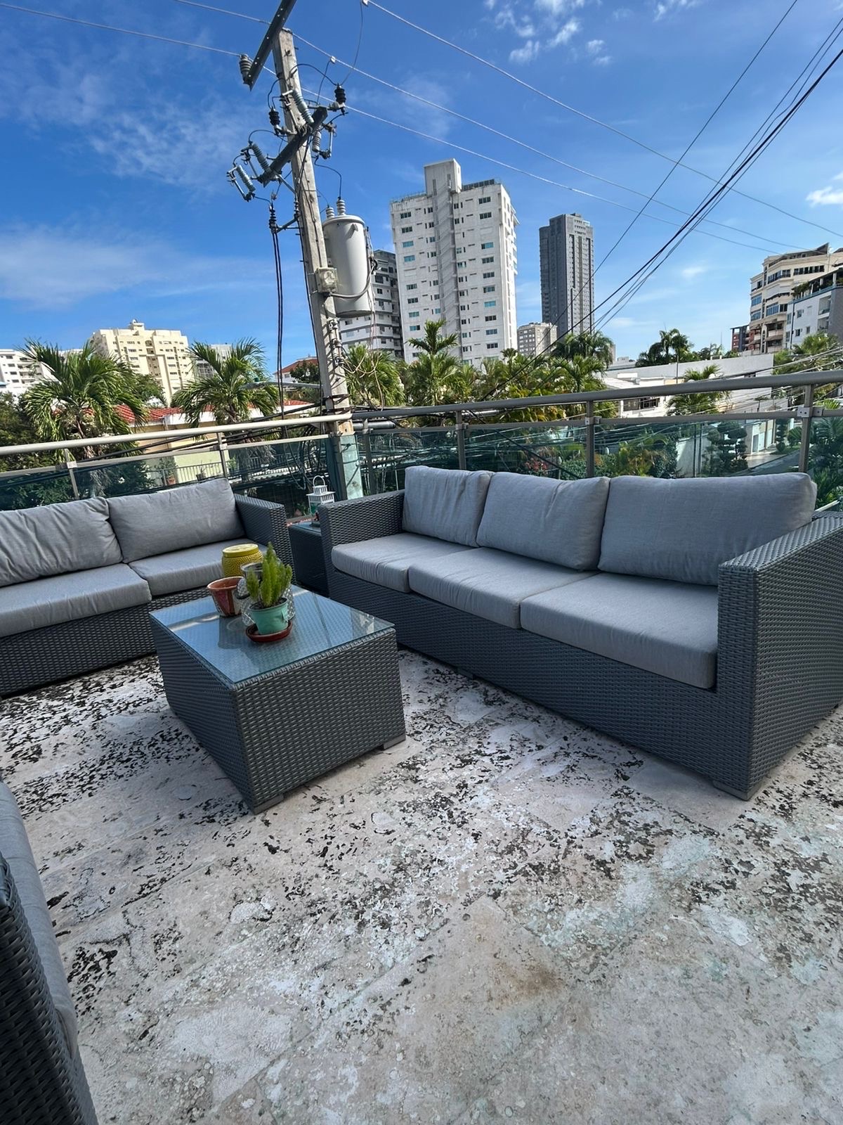 muebles y colchones - juego de muebles exterior 2