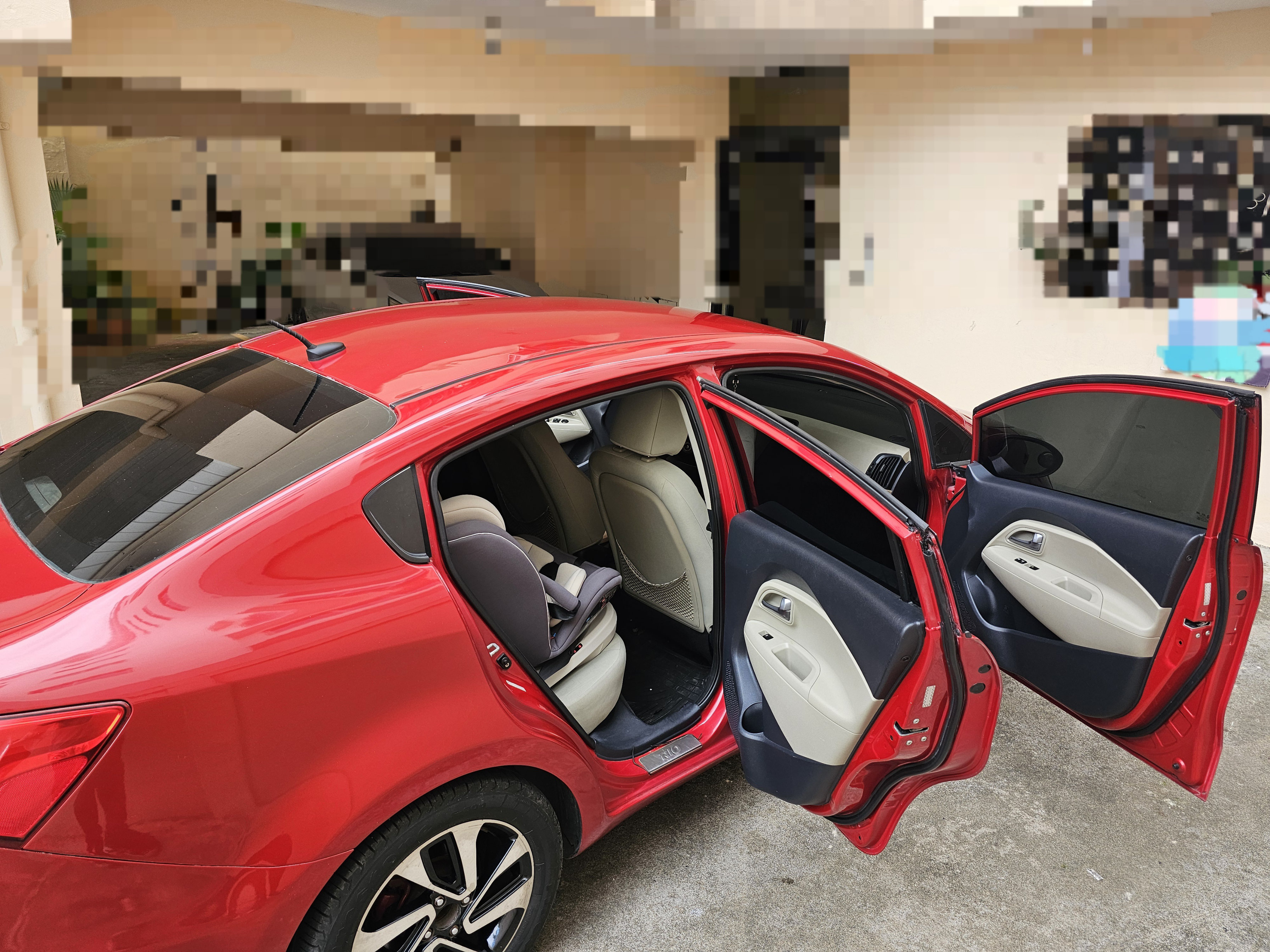 carros - Kia Rio LX 2013 Americano 4