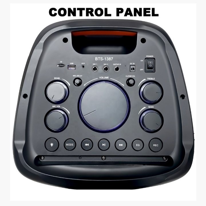 otros electronicos - Bocina Portátil 10" Con Bluetooth radio FM lector USB y micro SD Con Luz RGB BTS 2