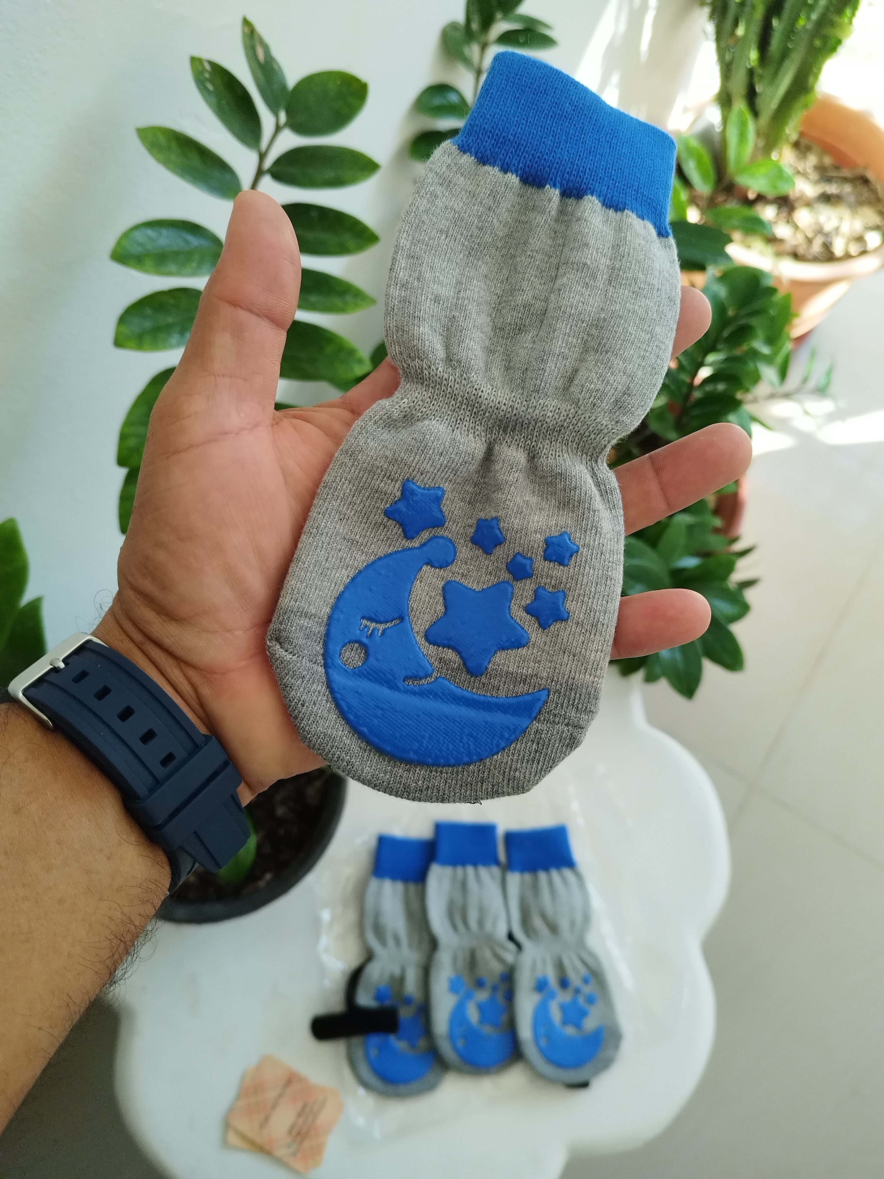 animales y mascotas - Calcetines antideslizantes para perros grande 3