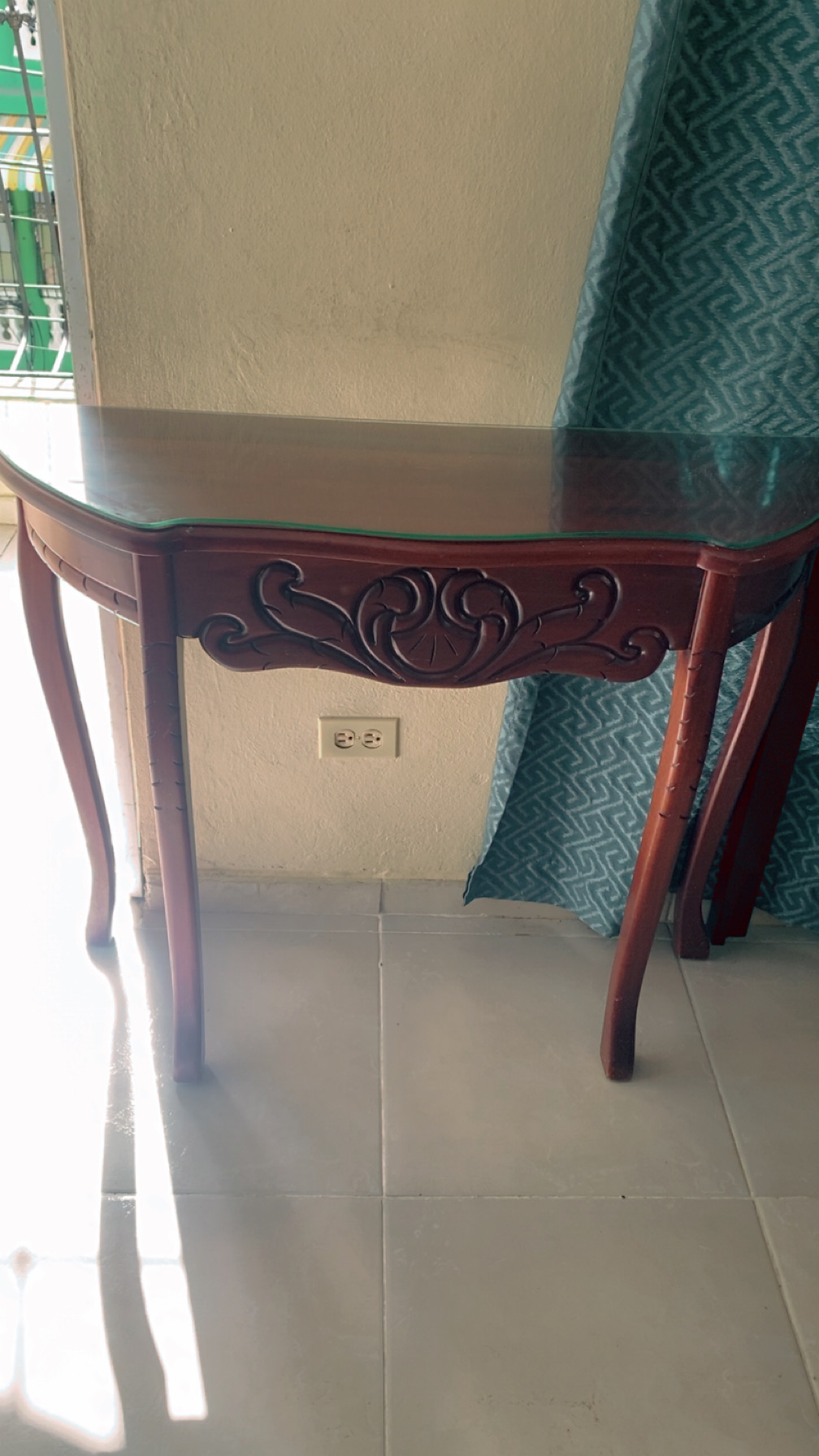 decoración y accesorios - Vendo Repisa y espejo de caoba 2