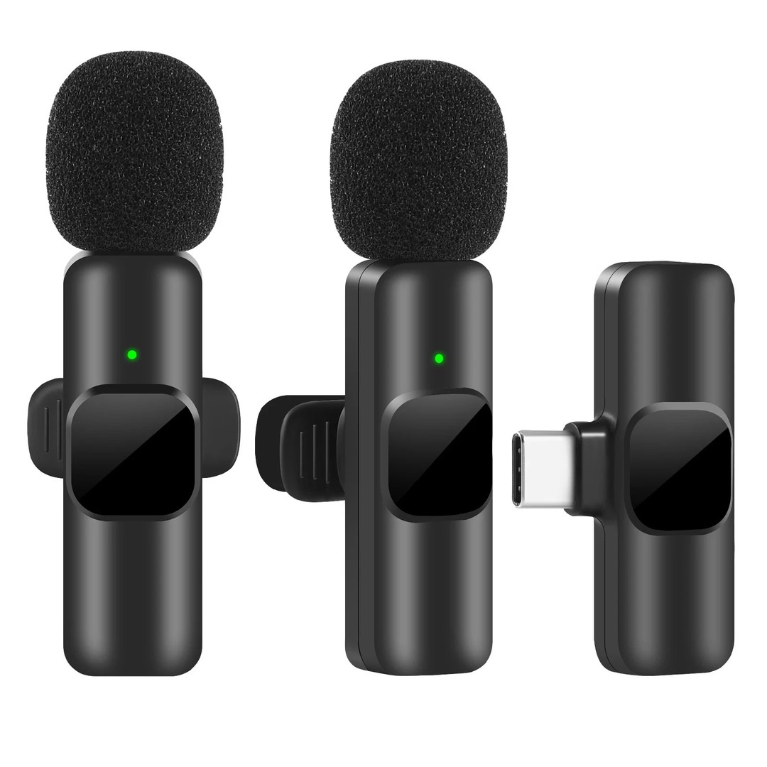 accesorios para electronica - Micrófono Lavalier inalámbrico para grabación