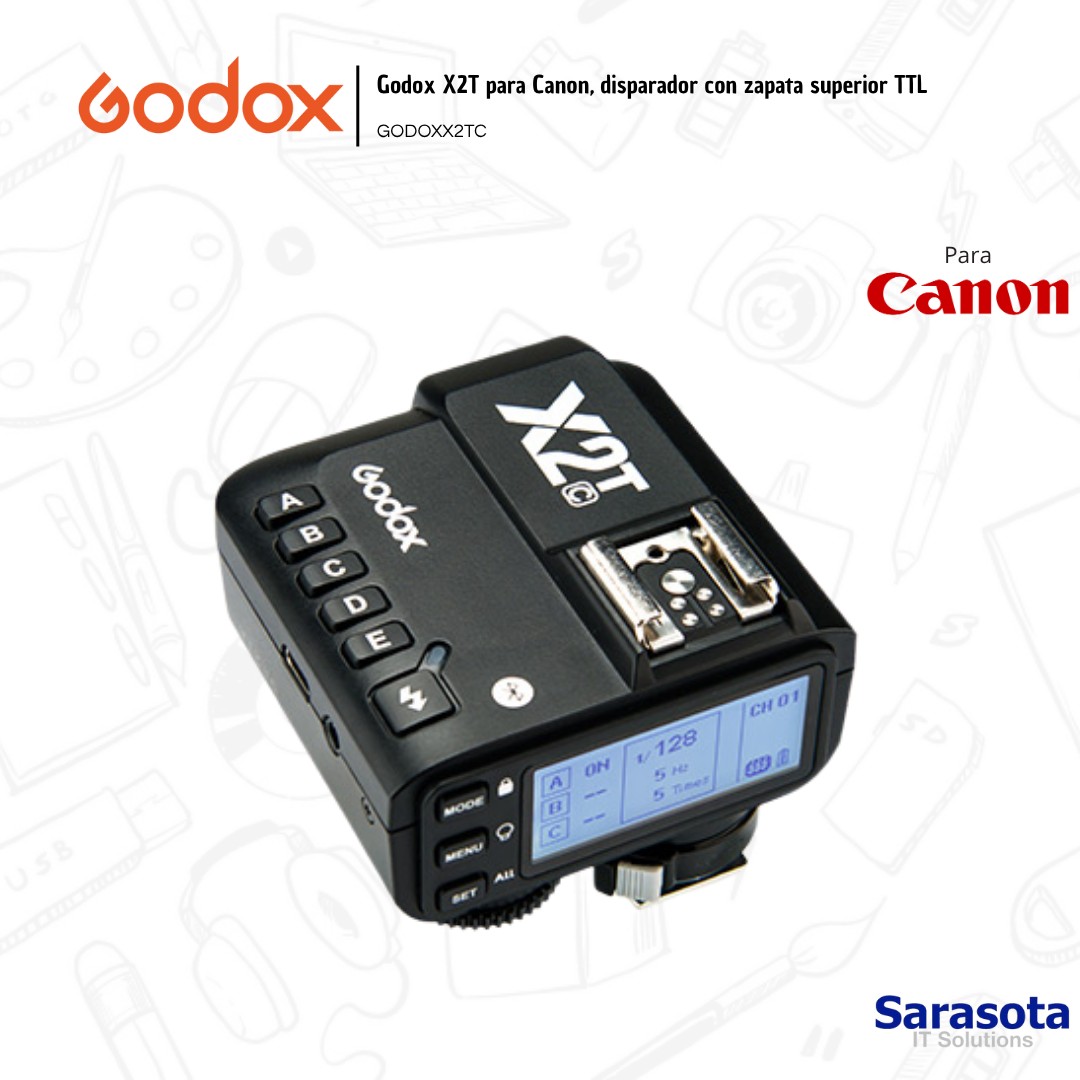 accesorios para electronica - Disparador Godox X2T para Canon Garantía 1 año  1
