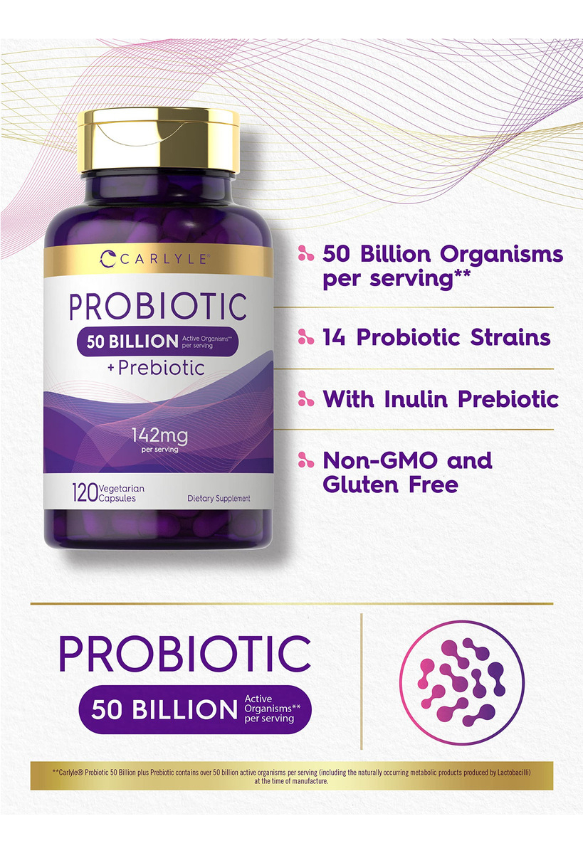 Salud y Equipamiento Médico - Probioticos Con Prebioticos | 120 Capsulas 3