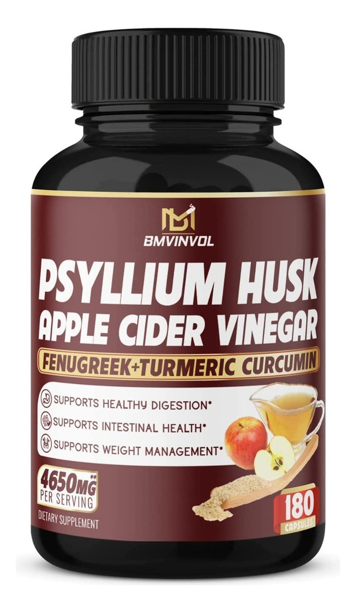 Salud y Equipamiento Médico - Psyllium 180 Caps Bmvinvol - Unida - Unidad A $1166
